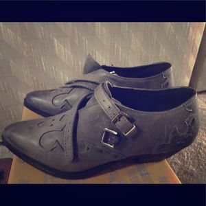 Free People monument western booties boots leather